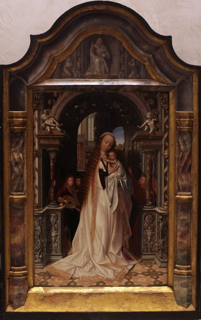 The Virgin with the Child, Surrounded by Angels by Quentin Matsys